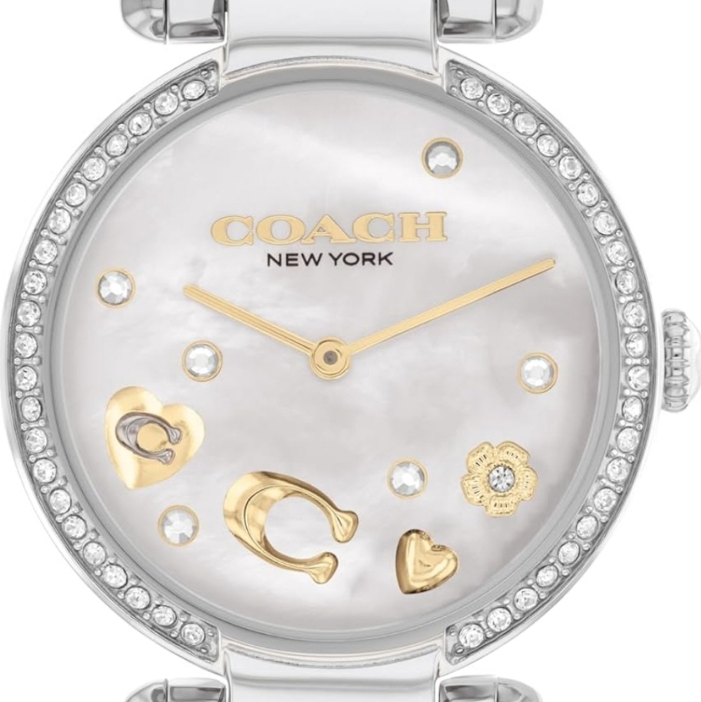 ***BRAND NEW*** COACHWomen's Cary Silver-Tone Stainless Steel Bracelet Watch - Picture 3 of 9